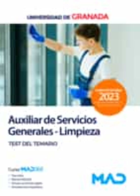 Auxiliar De Servicios Generales - Limpieza. Test Del Temario Universid