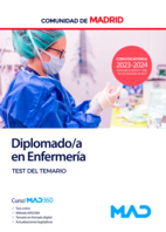 Diplomado En Enfermeria. Test Del Temario