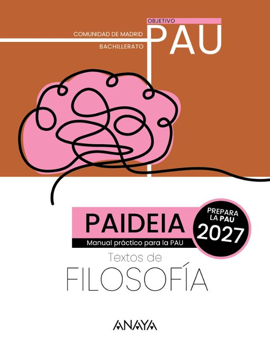 Historia de la Filosofía 2º Bachillerato Paideia PAU Comunidad de Madr