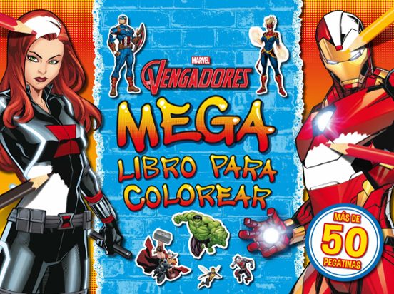 Los Vengadores. Megalibro Para Colorear 2