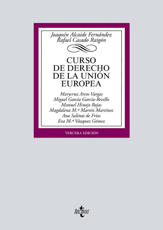 Curso De Derecho De La Unión Europea