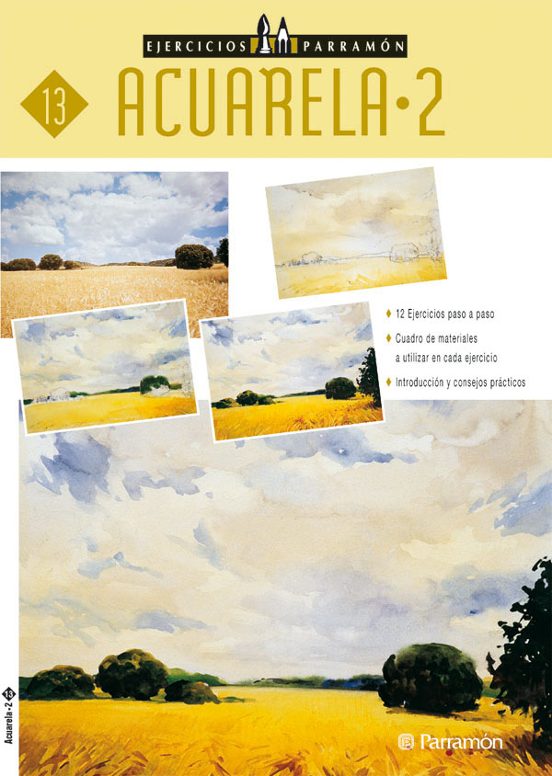 Acuarela Ii: 12 Ejercicios Paso A Paso