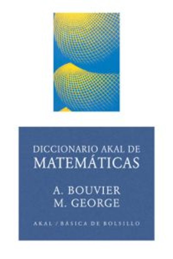 Diccionario Akal De Matemáticas