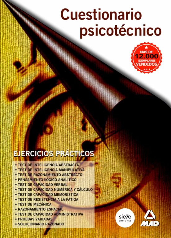 Cuestionarios Psicotecnicos Ejercicios Practicos