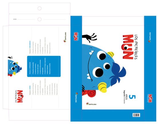 Carpeta Infantil 5 Años Segundo Trimestre Los Increibles Mun Cast Ed