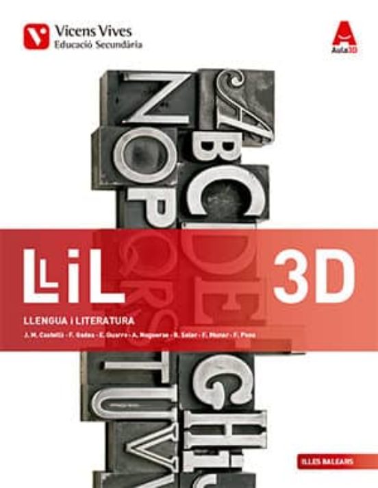 Llil 3D. Llengua i Literatura Diversitat. Illes Balears Terc