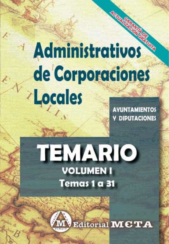 Administrativos De Corporaciones Locales Temario Volume