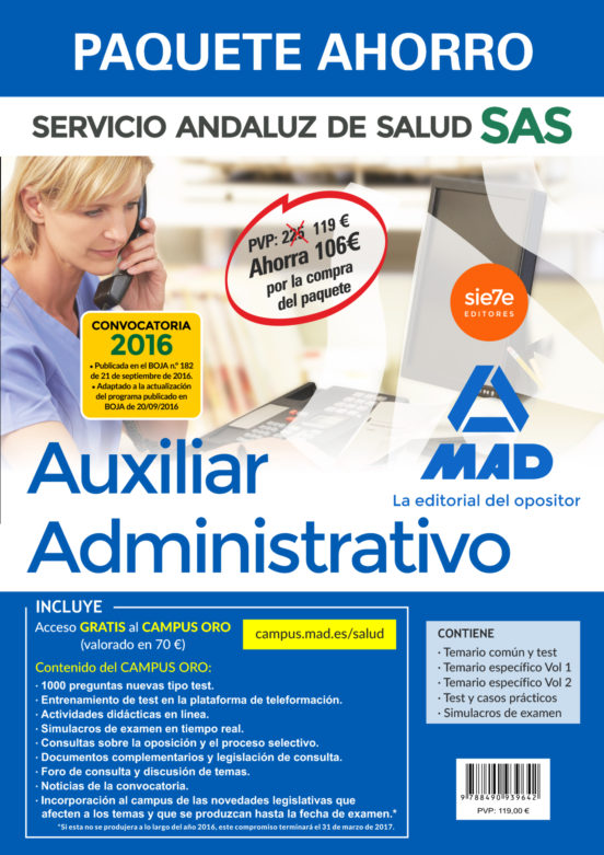 Auxiliar Administrativo Del Servicio Andaluz De Salud