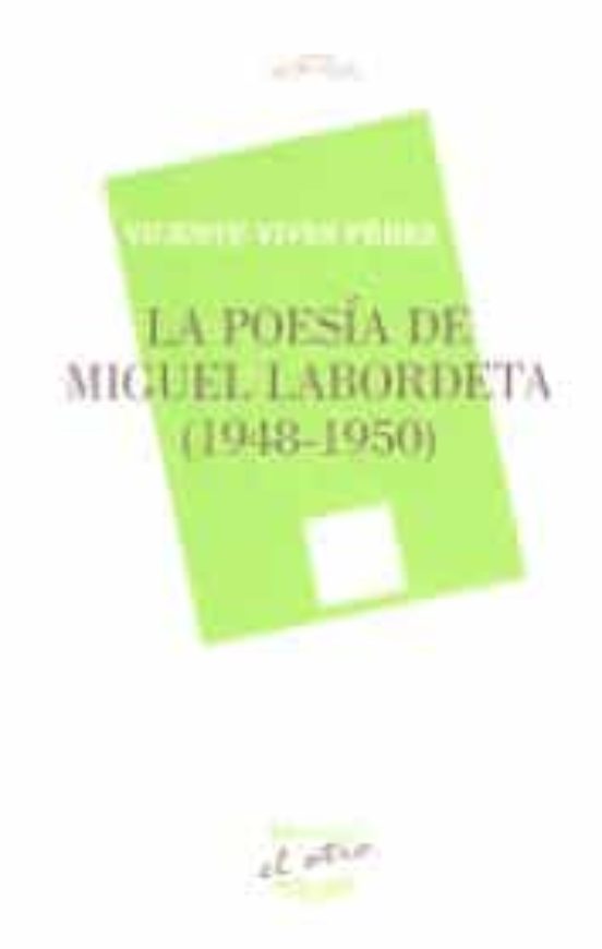 Poesia De Miguel Labordeta La