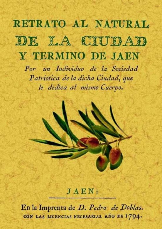 Retrato Natural De La Ciudad Y Termino De Jaen