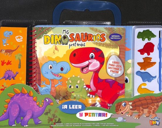 ¡a Leer Y Pintar! Mis Dinosaurios Preferidos