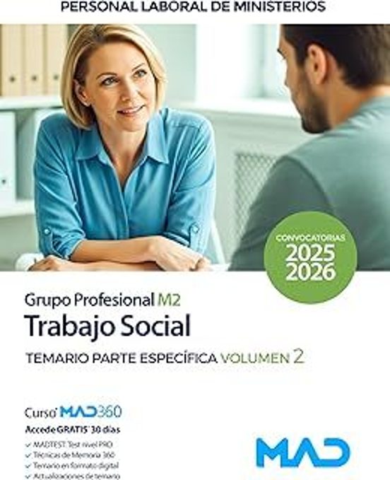 Trabajo Social . Ministerios. Temario Parte Espe