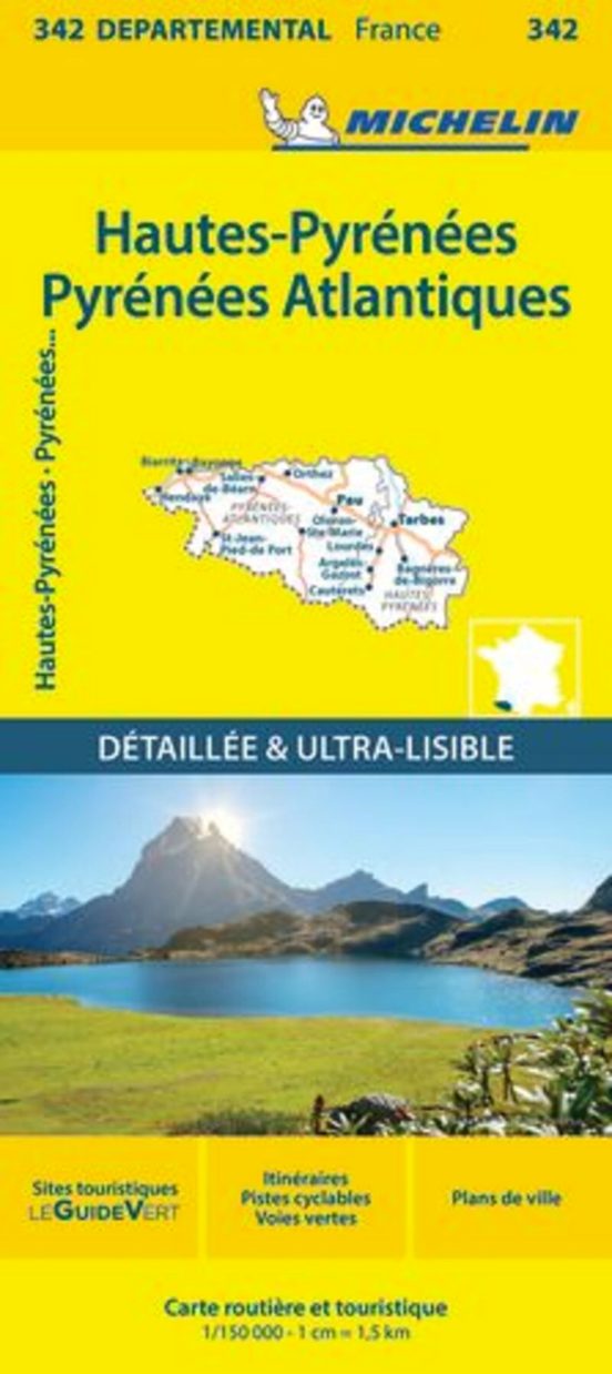 Mapa Local Hautes-pyrenees Atlantiques 11342