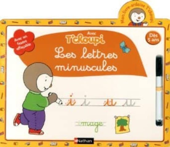Livre Ardoise Tchoupi Lettres