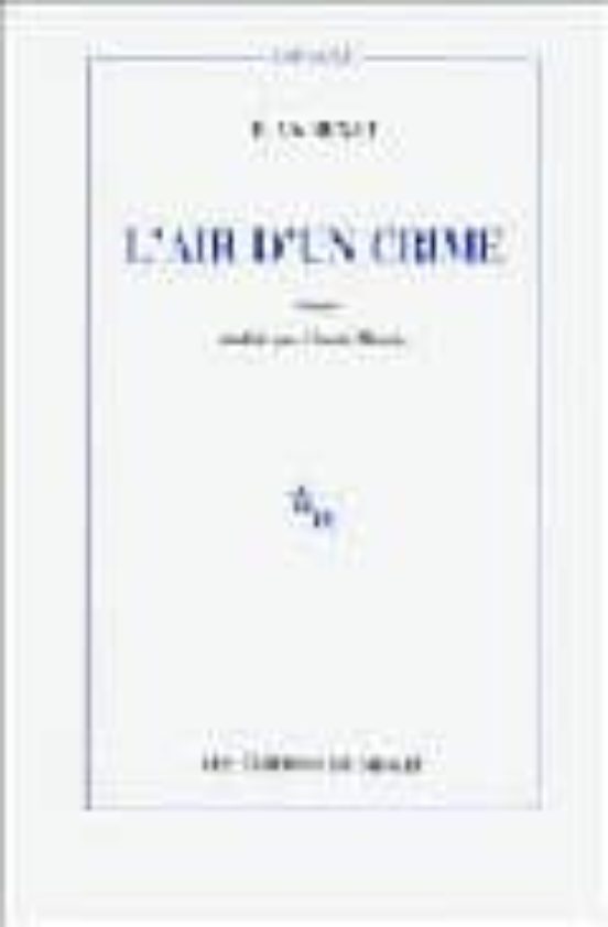 L Air D Un Crime