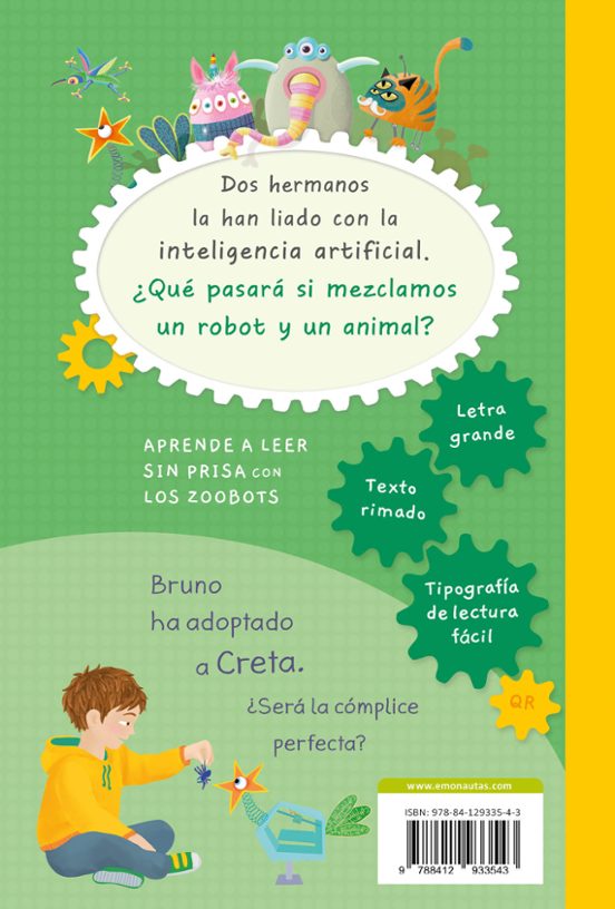 Aprende A Leer Sin Prisa Con Los Zoobots Bruno Y Creta Trast Adas