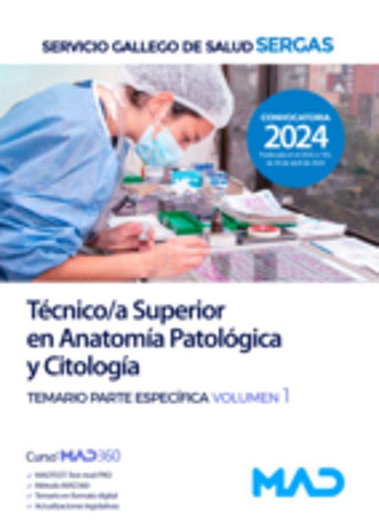 Técnico/a Superior En Anatomía Patológica Y Citología Del Servicio Gal