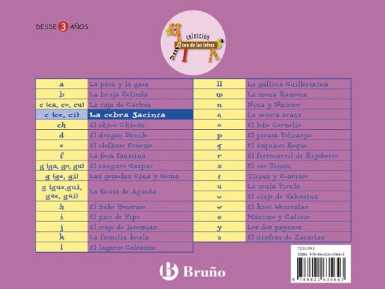 El Zoo De Las Letras: La Cebra Jacinta