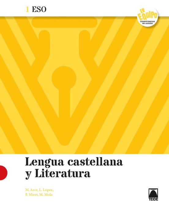 Lengua Literatura 1º Eso En Equipo Ed 2019 Cast