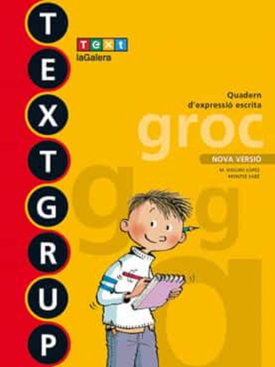 Quadern Textgrup 3 Groc Quadern