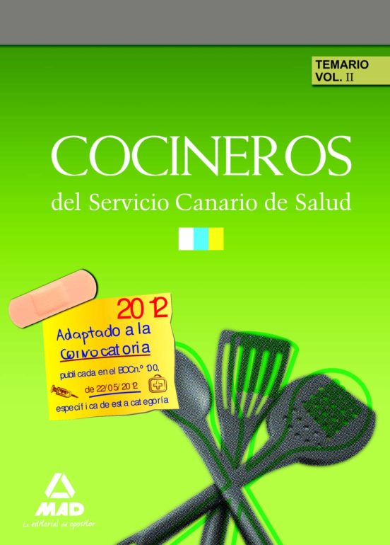 Cocineros Servicio Canario De Salud. Temario