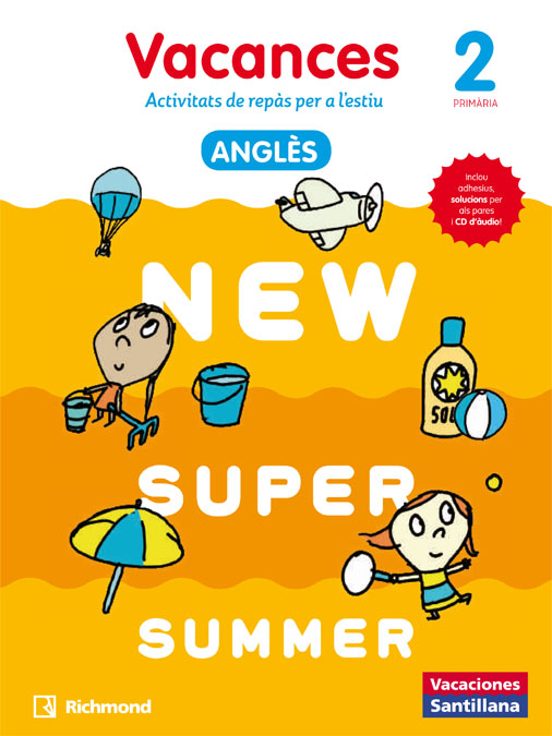 New Super Summer 3º Educacion Primaria Sb+cd Catalan