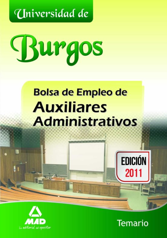 Bolsa De Empleo De Auxiliares Administrativos De La Universidad D E Bu