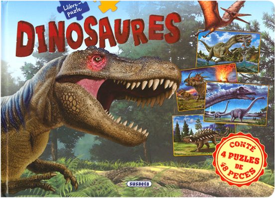 Dinosaures: Llibre-puzle 48 Peces