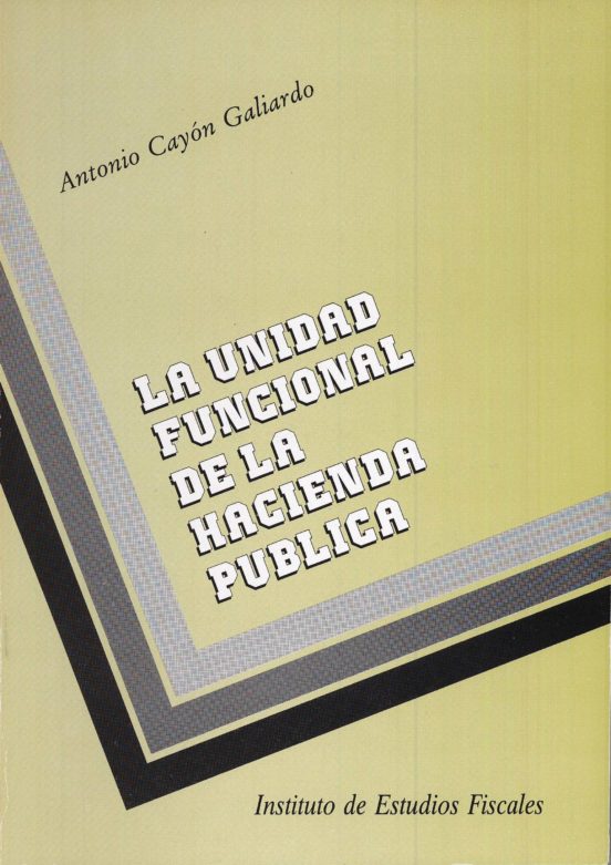 Unidad Funcional De La Hacienda Publica La