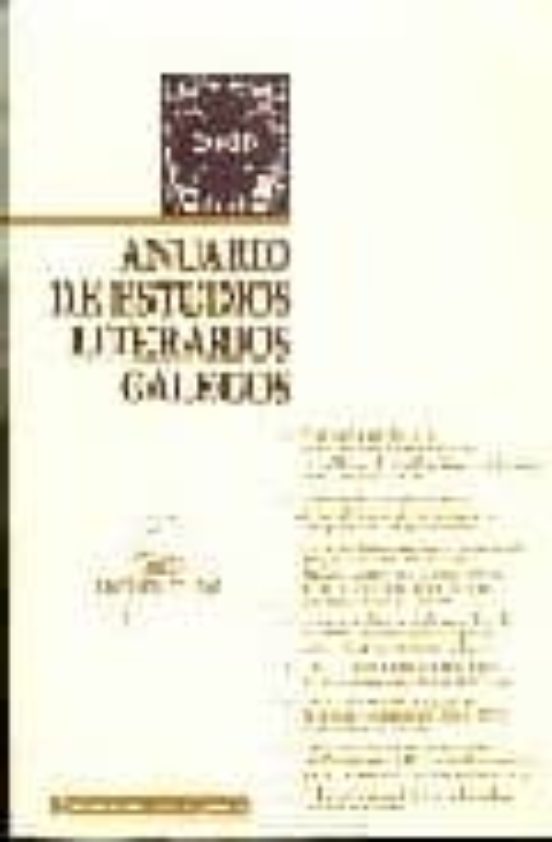 Anuario De Estudos Literarios Galegos 2000