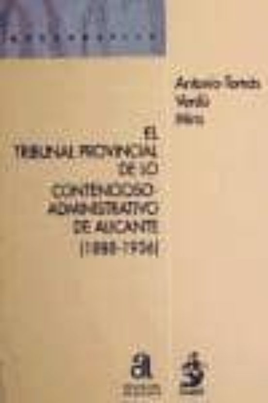 Tribunal Provincial De Contecioso-administrativo De Alicante