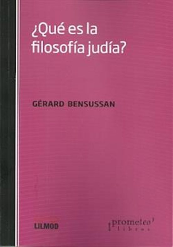 ¿que Es La Filosofia Judia?