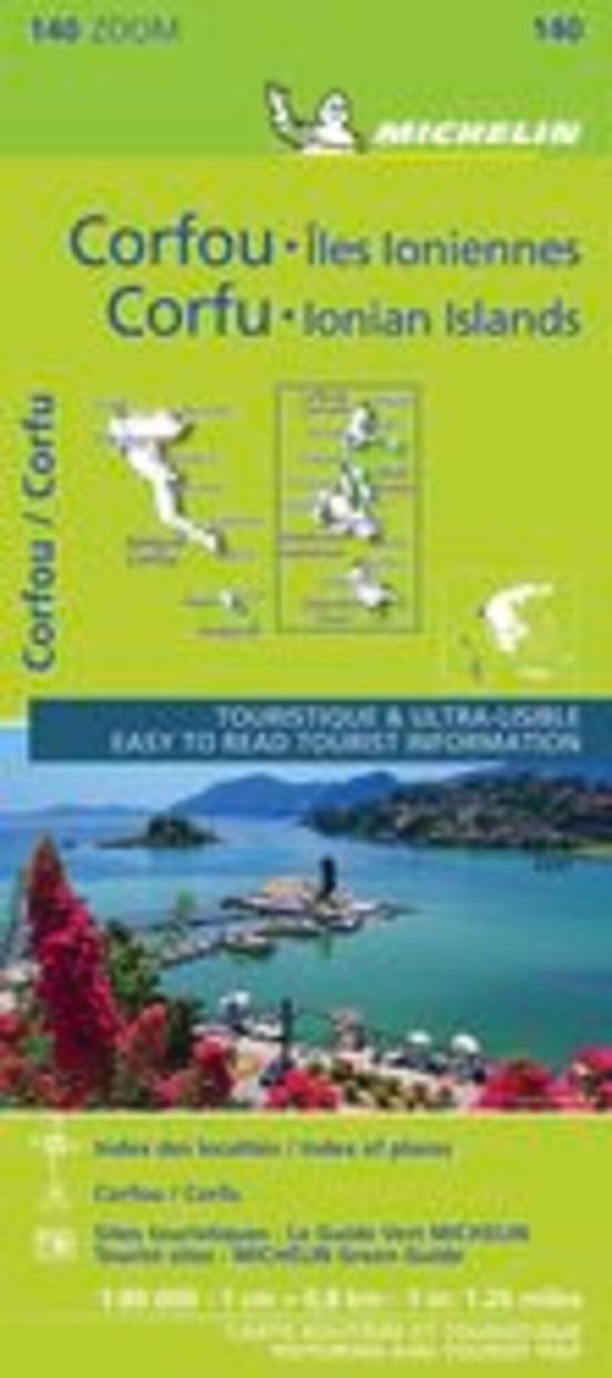 Mapa Zoom Corfu And The Ionian Islands 11140