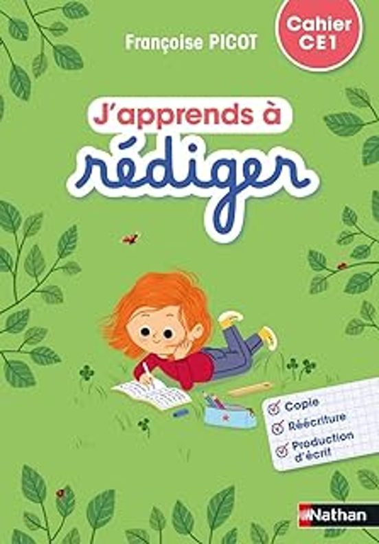 J Apprends À Rédiger Cahier Ce1