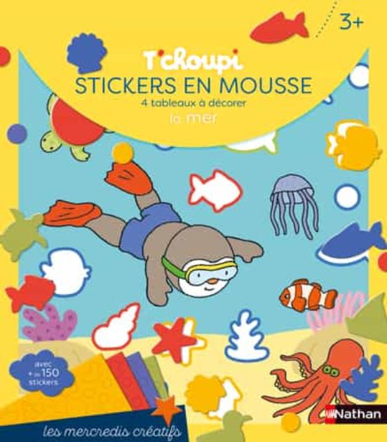 T Choupi Stickers Mousse De La Mer