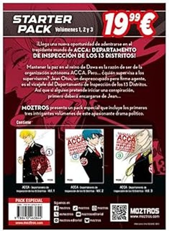 Starter Pack Acca Departamento De Inspección De Los 13 Distritos
