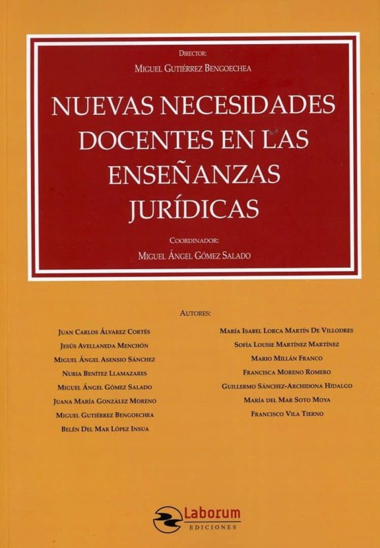 Nuevas necesidades docentes en las enseñanzas jurídicas