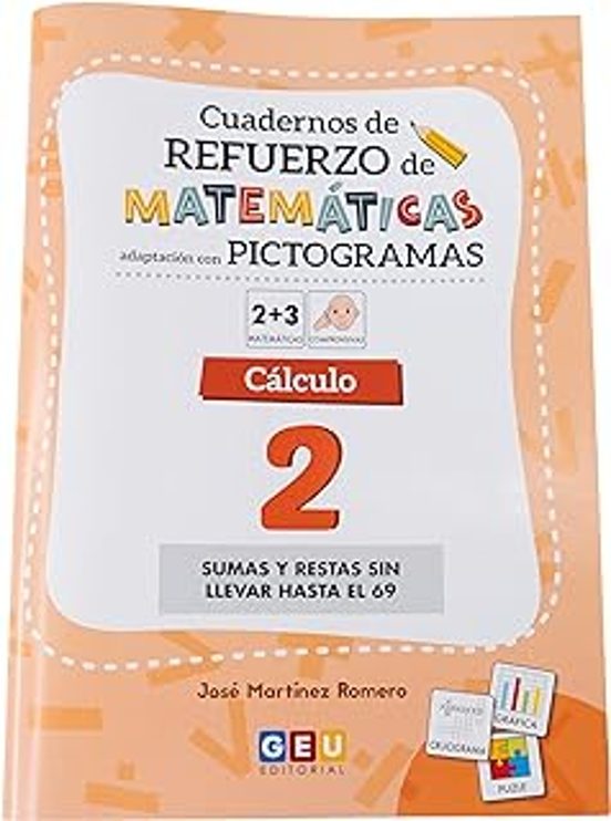 Cuaderno De Refuerzo Con Matemáticas Cálculo 2 Adaptación Con Pictogra
