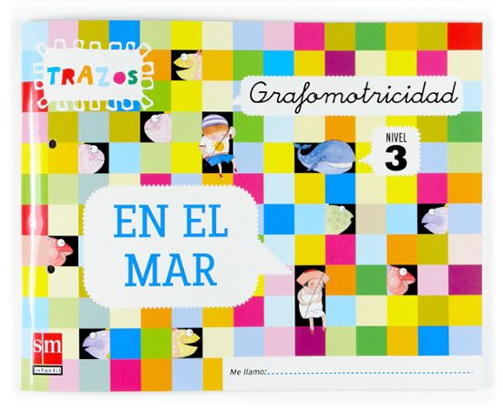 Grafomotricidad: Trazos en el Mar 5 Años Educacion Infantil