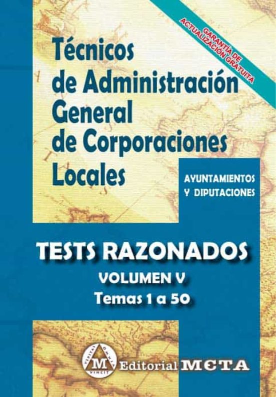 Tecnicos De Administracion General De Corporaciones Locales Tests Razo