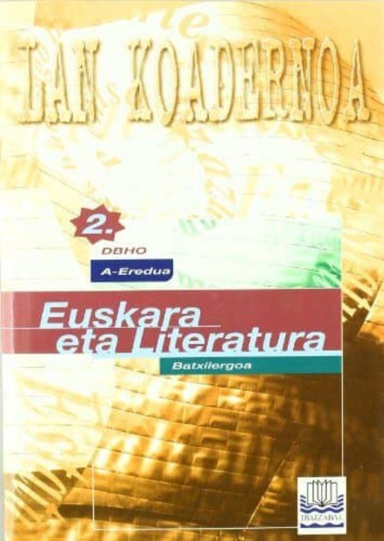 Euskara Eta Literatura 2Dbho Lan Koadernoa