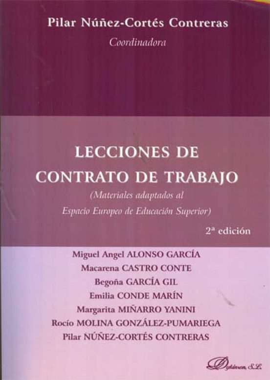 Lecciones De Contrato De Trabajo