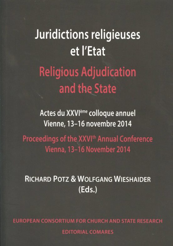 Juridictions Religieuses Et L'Etat