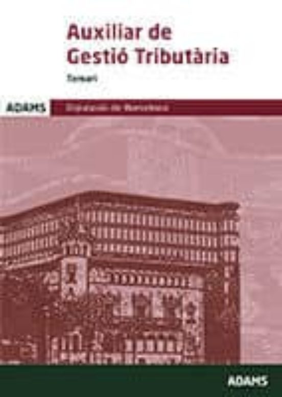 Temari Auxiliar De Gestió Tributària. Diputació De Barcelona