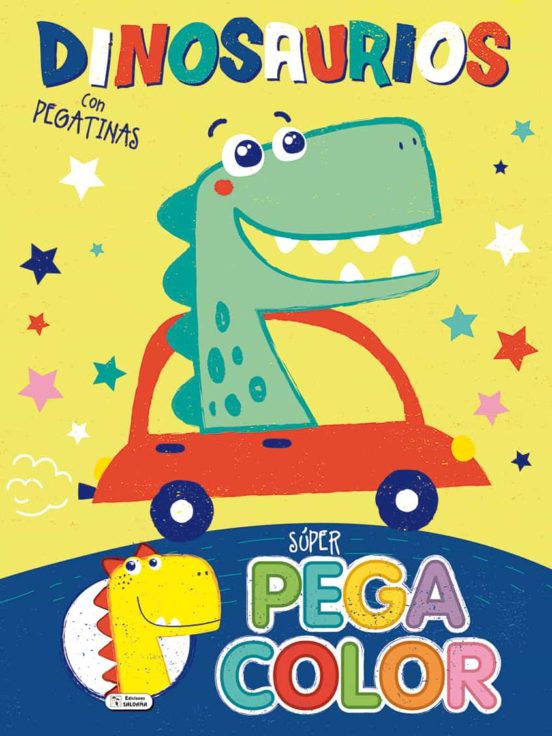 Super Pegacolor Dinosaurios Con Pegatinas