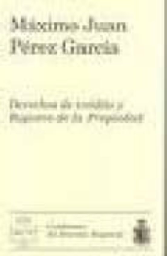 Derechos De Credito Y Registro De La Propiedad