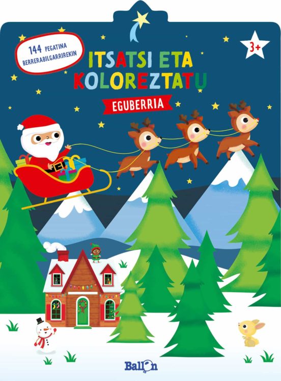 Eguberria - Itsatsi Eta Koloreztatu