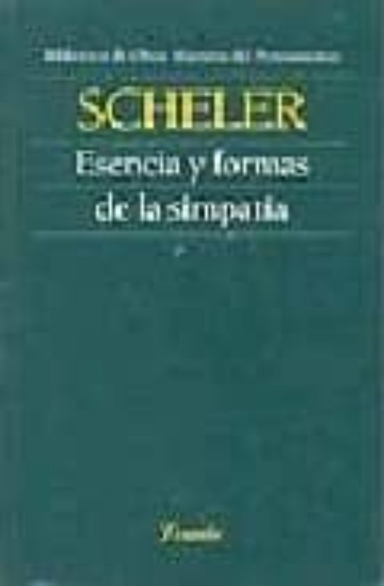 Esencia y Formas de la Simpatia
