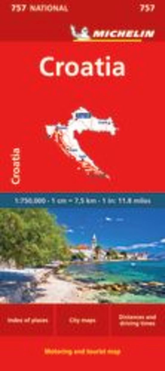 Mapa National Croatia 11757