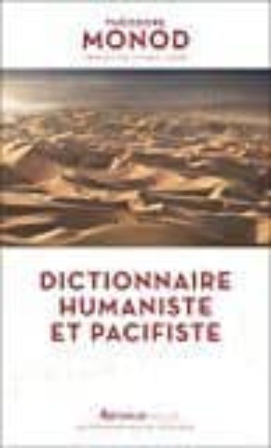 Dictionnaire Humaniste Et Pacifiste